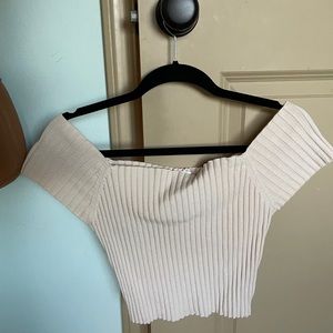 Off the shoulder top